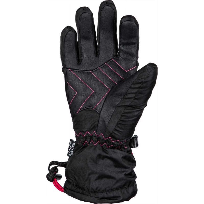 Juniorské lyžiarske rukavice BLIZZARD Reflex junior ski gloves, black pink 3