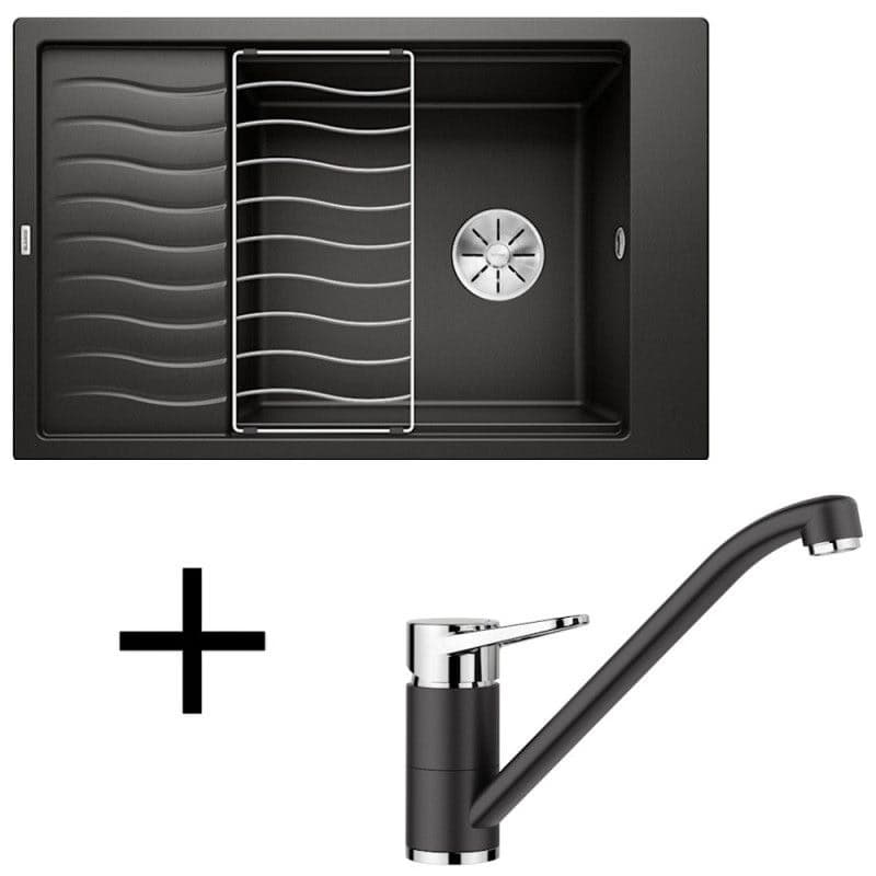 Blanco set Elon XL 6 S + Wega II silgranit/chróm tartufo 1
