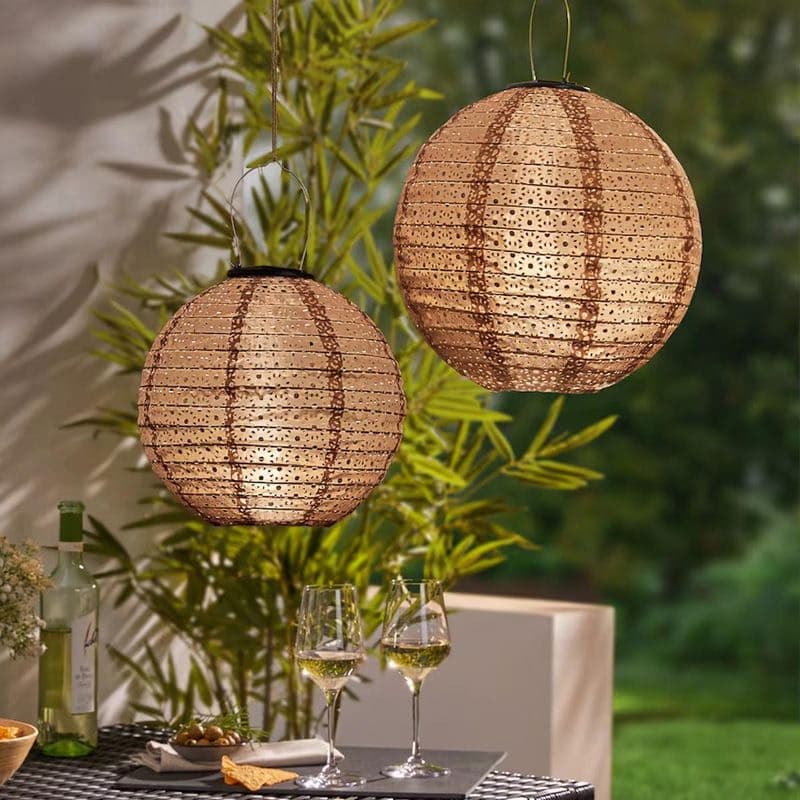 Solárny lampáš, 25 cm 1