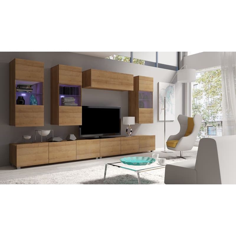 ArtGiB TV stolík 150 CALABRINI C-12 | dub zlatý 4