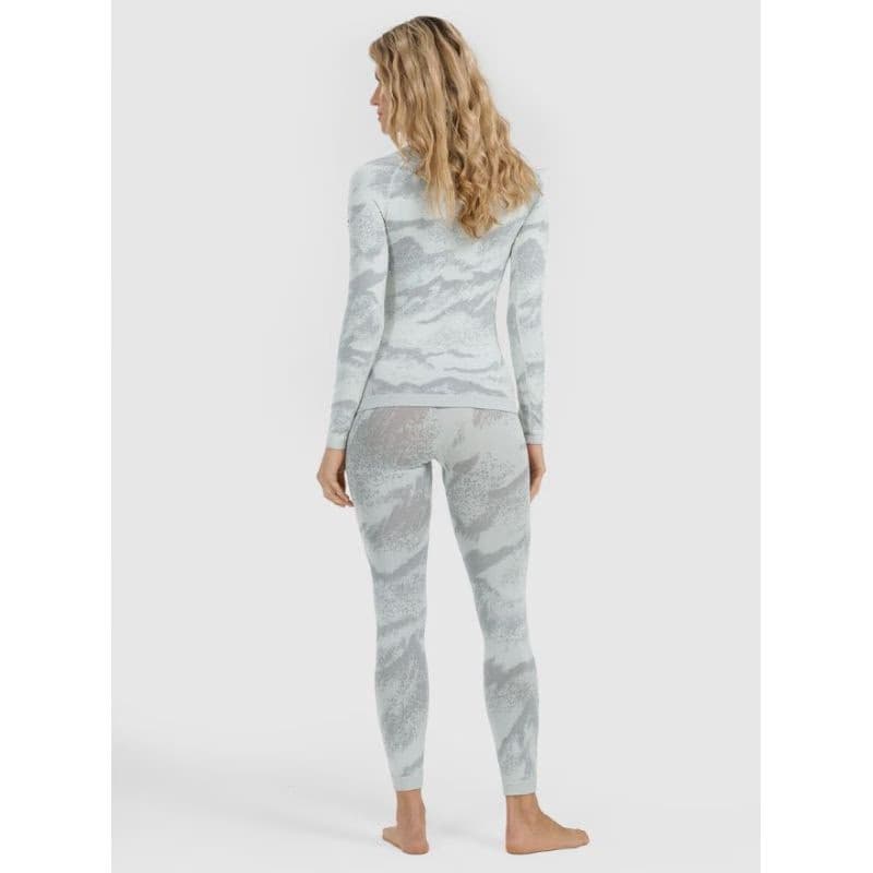 Dámske termo nohavice 4F SEAMLESS UNDERWEAR F209-WAW25USEAF209-11A-OFF WHITE ALLOVER 5