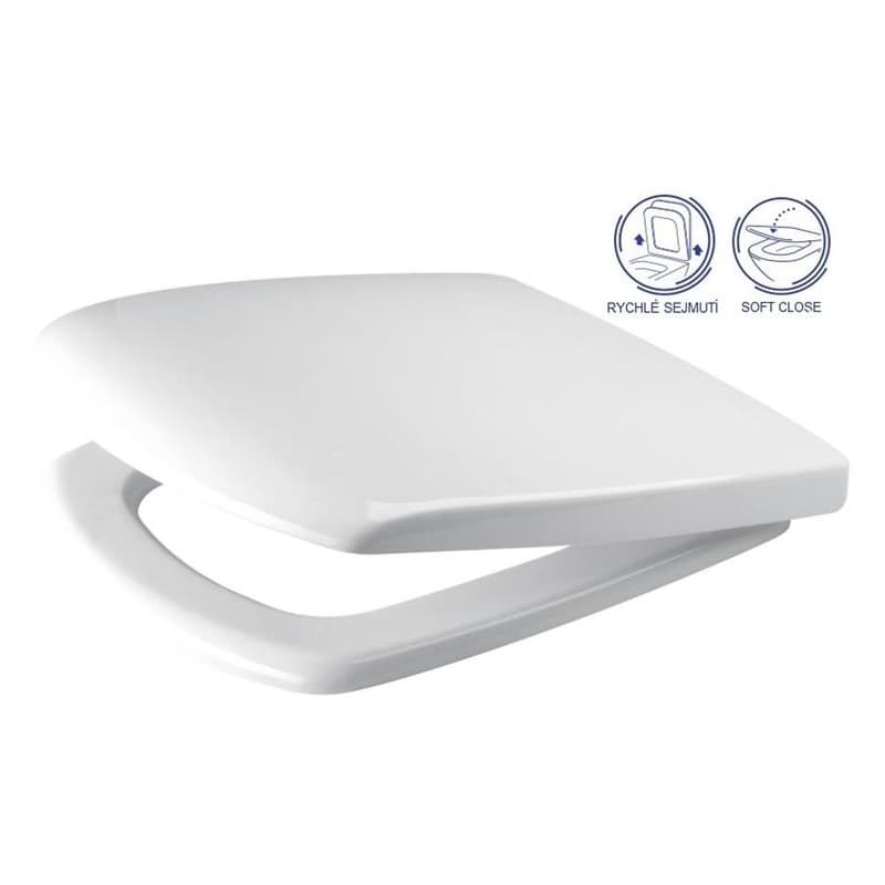 CERSANIT - SEDADLO CARINA DUROPLAST SOFT-CLOSE ANTIBACTERIAL K98-0069