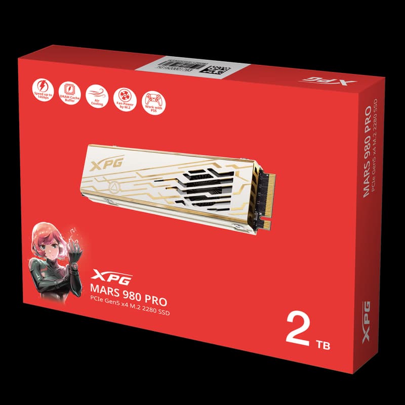 ADATA SSD 2TB XPG MARS 980 PRO Gen5x4 3