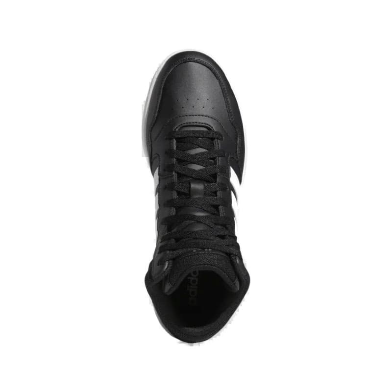 Pánska rekreačná obuv ADIDAS Hoops 3.0 Mid M core black cloud white grey six 3