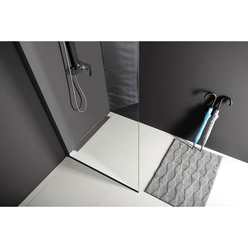 POLYSAN - MODULAR SHOWER BLACK stena na inštaláciu na múr, jednodielna, 900  MS1-90B 3