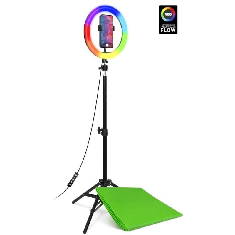 CONNECT IT Streaming Box Selfie10Ring kruhové 10" RGB LED svetlo 1