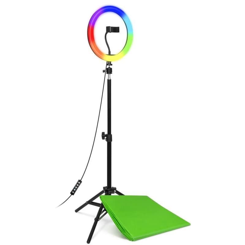 CONNECT IT Streaming Box Selfie10Ring kruhové 10" RGB LED svetlo 2