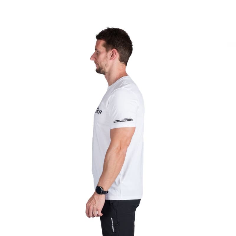 Pánske turistické tričko s krátkym rukávom NORTHFINDER FERDINAND-377white 2