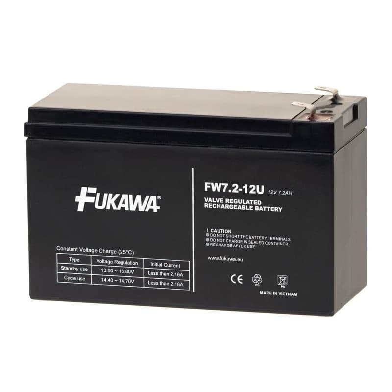 Akumulátor FUKAWA FW 7.2-12 F2U (12V 7,2Ah/7Ah) 1
