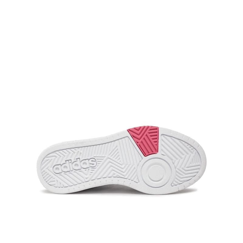 Dámska rekreačná obuv ADIDAS Hoops 3.0 Mid core black cloud white pink fusion 4