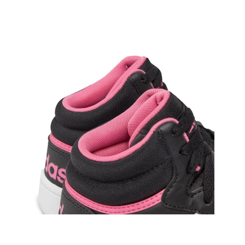 Dámska rekreačná obuv ADIDAS Hoops 3.0 Mid core black cloud white pink fusion 5