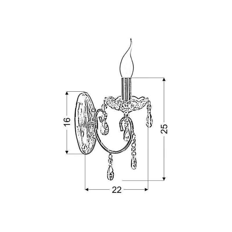 Závesná lampa AURORA 15xE14 luster Candellux 4