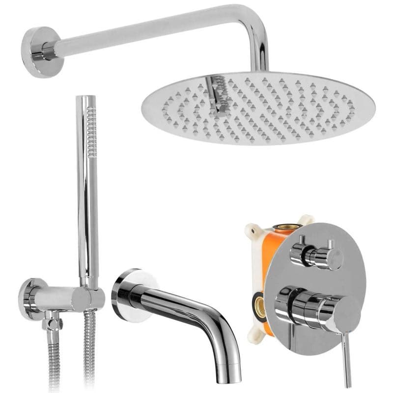 REA REA - Podomietkový vaňový a sprchový set Lungo Chrom + BOX REA-P6612 1