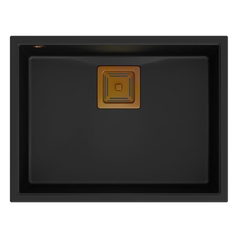 Quadron Quadron - Granitový drez DAVID 50 Black Oceľ HQD5542U7-BS 3