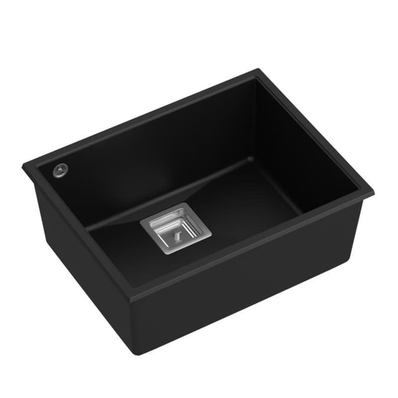 Quadron Quadron - Granitový drez DAVID 50 Black Oceľ HQD5542U7-BS 4