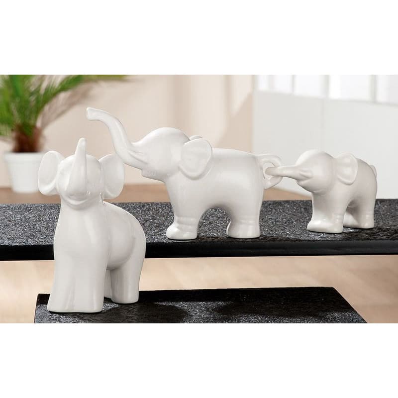 Porcelánová súprava dekoratívnych slonov 1