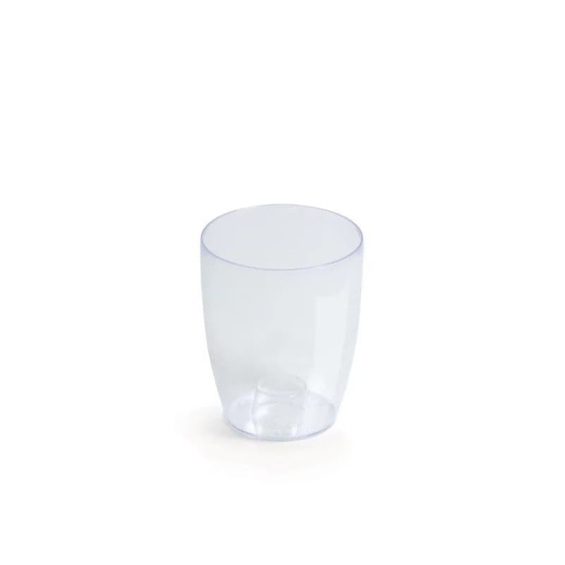 Kinekus Kvetináč transparentný, plastový, priemer 16 cm, COUBI ORCHID, bezfarebný
