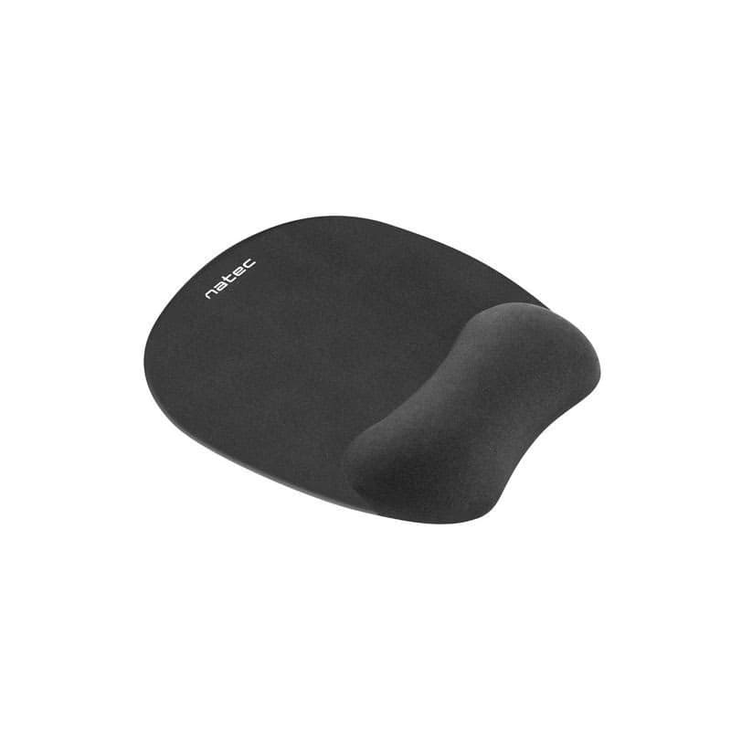 Podložka pod myš ergonomická Natec CHIPMUNK, pamäťová pena, čierna, 230x200 mm 2