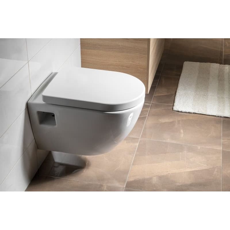 AQUALINE - NERA závesná WC misa, 35,5x50cm, biela NS952 2