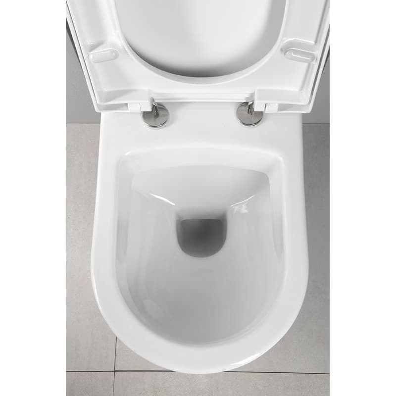 AQUALINE - NERA závesná WC misa, 35,5x50cm, biela NS952 4