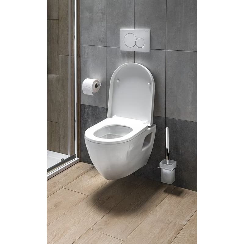 AQUALINE - NERA závesná WC misa, 35,5x50cm, biela NS952 6