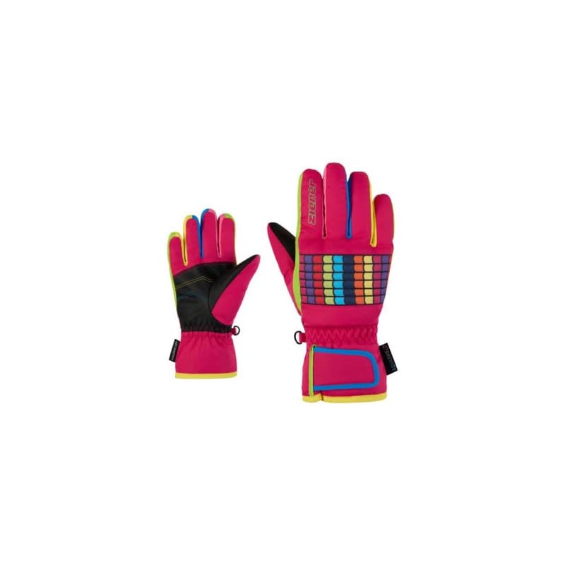 Juniorské lyžiarske rukavice ZIENER Lamil-Z AS-115015-766-Pop pink