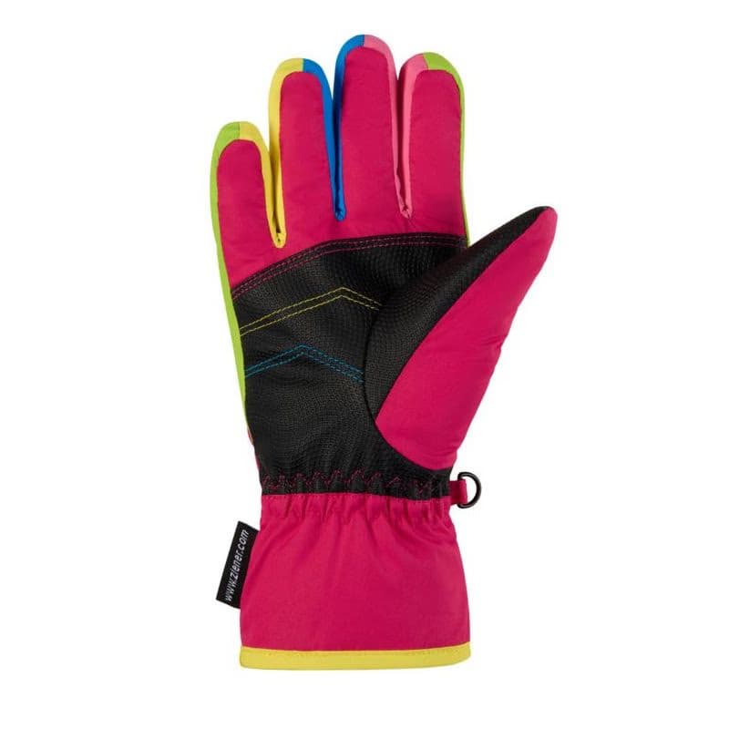 Juniorské lyžiarske rukavice ZIENER Lamil-Z AS-115015-766-Pop pink 3