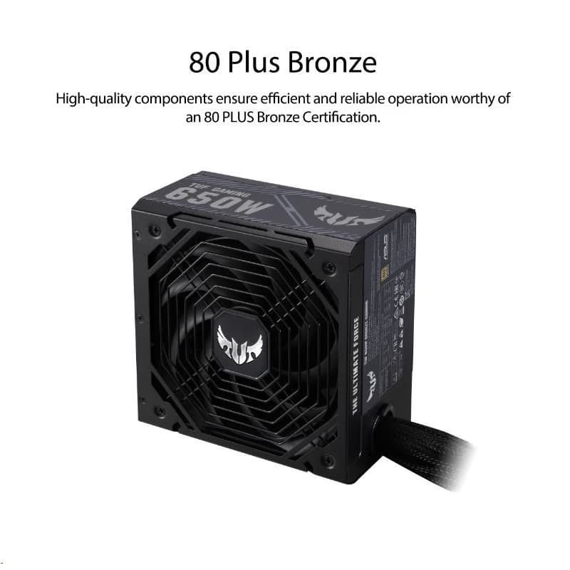 ASUS zdroj TUF-GAMING-650B 650W, 80+ Bronz 3