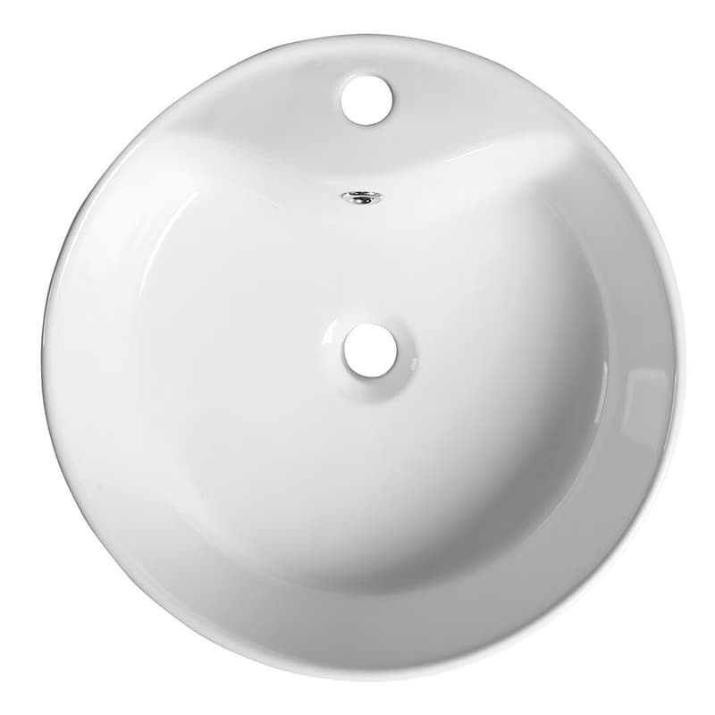SAPHO - YAKARTA keramické umývadlo na dosku, priemer 46cm, biela BH7021 4