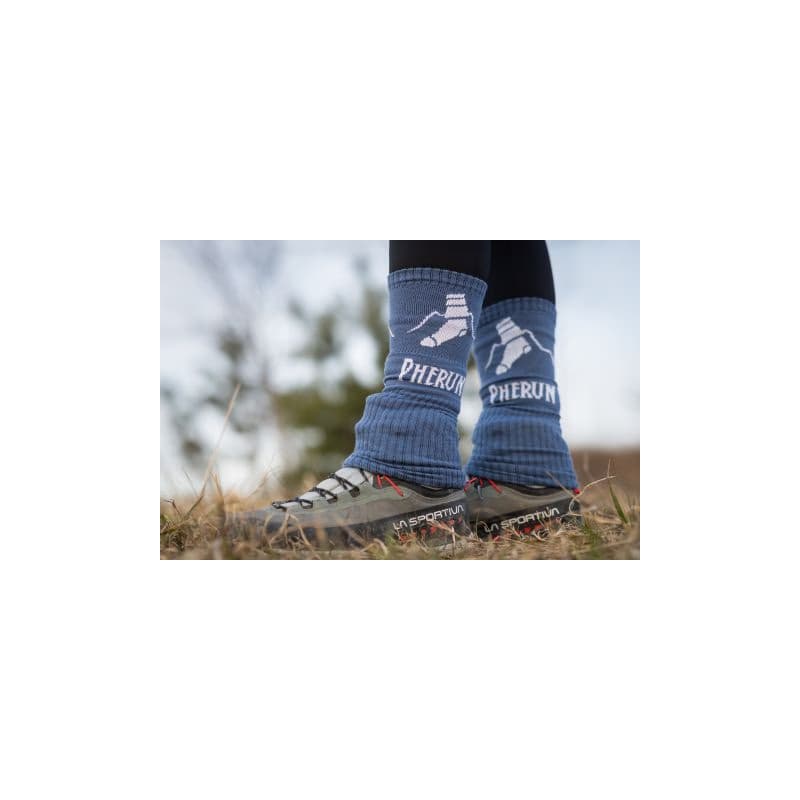 Turistické ponožky PHERUN Jeans Blue 43-46 3
