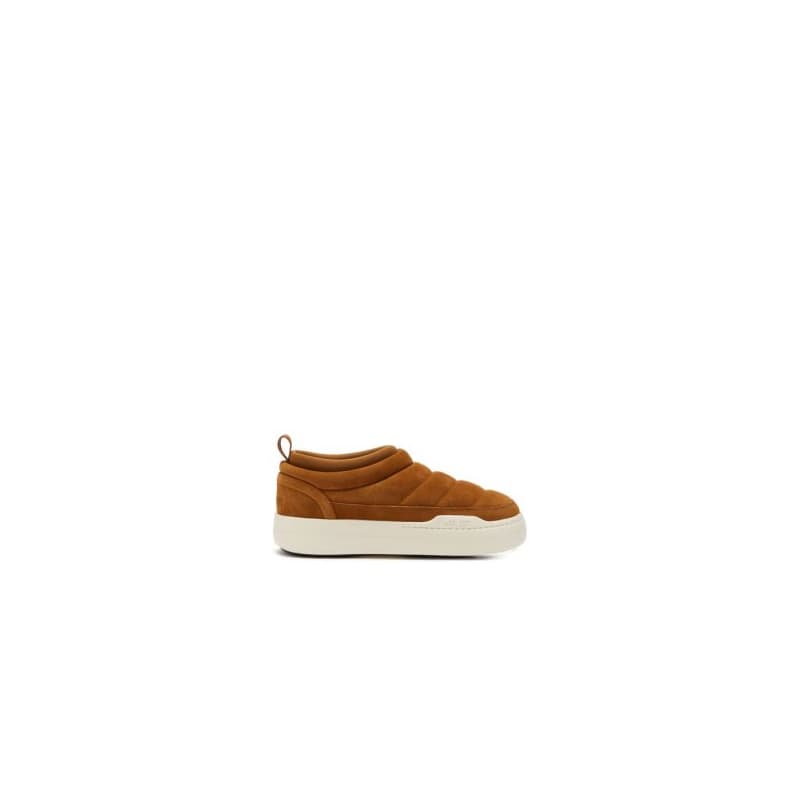 Nízke zimné topánky MOON BOOT MB PARK SOFT SUEDE-M008 COGNAC