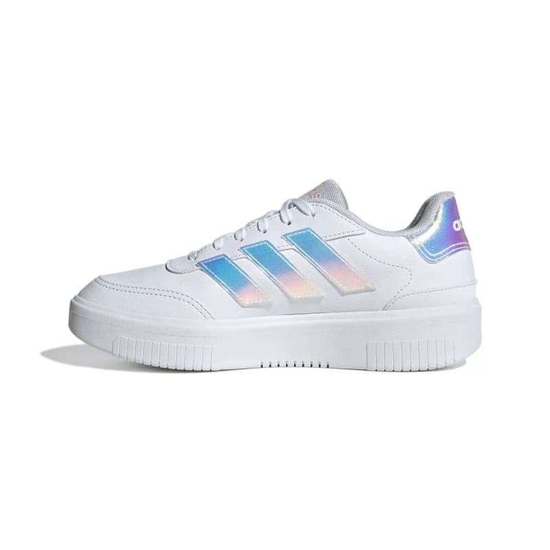 Dámska rekreačná obuv ADIDAS Courtblock Bold W cloud white cloud white clear pink 2