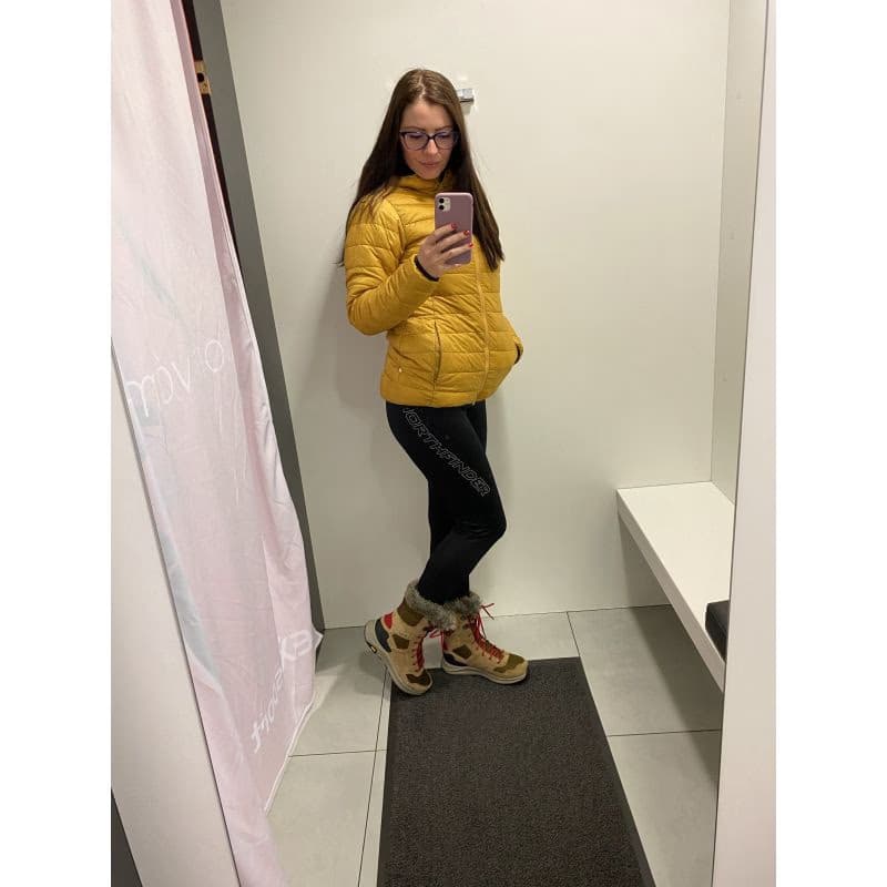 Dámska turistická bunda NORTHFINDER obojstranná bunda KYLEIGH-yellowblack 4