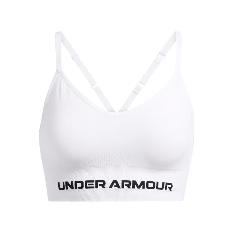 Dámska tréningová športová podprsenka UNDER ARMOUR Vanish Seamless Low Bra-WHT 4