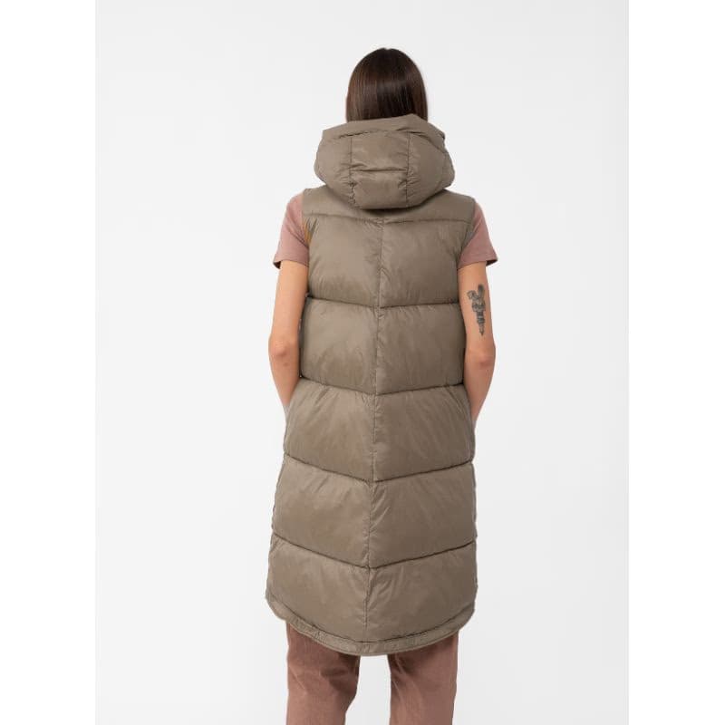 Dámska vesta 4F VEST-AW23TVESF074-82S-LIGHT BROWN 2