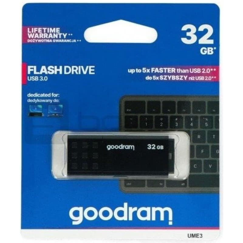 GOODRAM Flash Disk 32GB UME3, USB 3.0, čierna 6