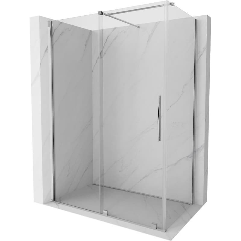 MEXEN/S - Velár sprchovací kút 150 x 70, transparent, chróm 871-150-070-01-01 1