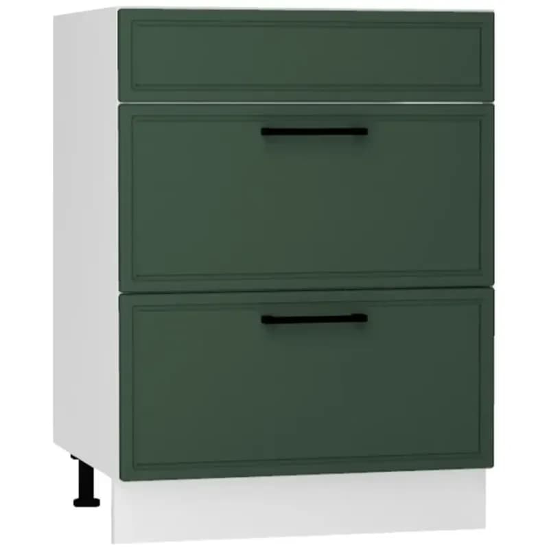 Kuchynská skrinka Emily D60PC S/2 ZASL zelená mat 1