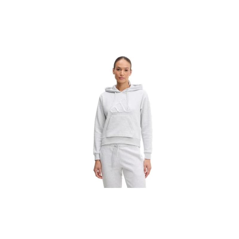 Dámska mikina s kapucňou ADIDAS W CO RUFF HD LGREYH