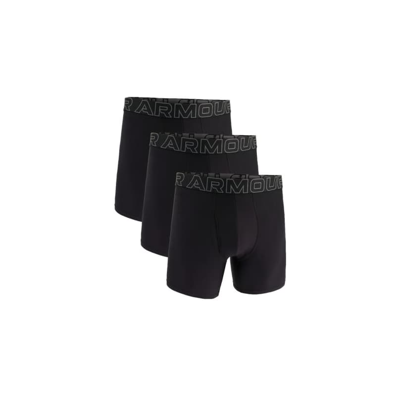Pánske boxerky UNDER ARMOUR 3 PACK-UA PERFORMANCE TECH- SOLID 6in-BLK 1