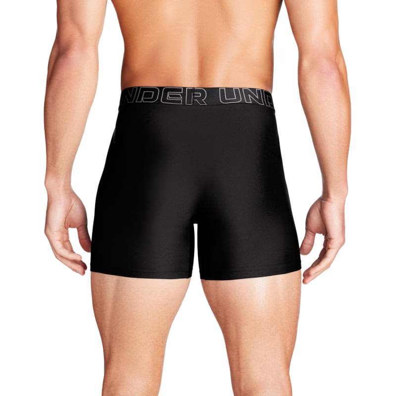 Pánske boxerky UNDER ARMOUR 3 PACK-UA PERFORMANCE TECH- SOLID 6in-BLK 3