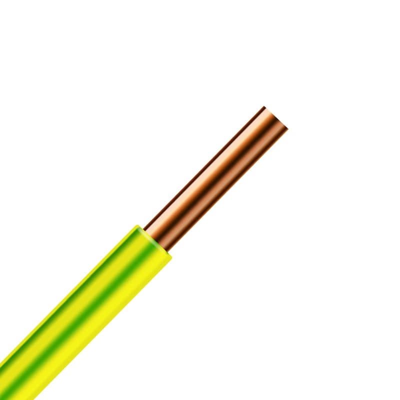 Kábel CY 6 = H07V-U zeleno/žltý 1
