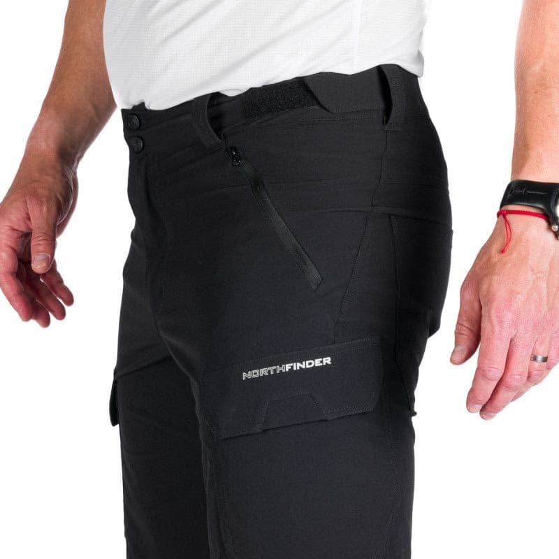 Pánske turistické kraťasy NORTHFINDER RUSTY-269-black 3