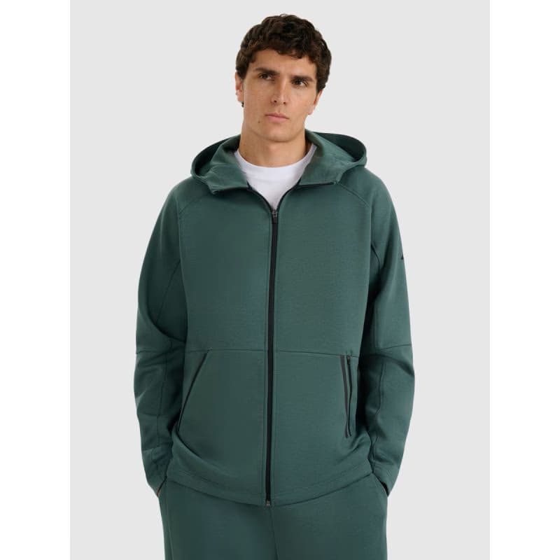 Pánska mikina so zipsom 4F SWEATSHIRT M1865-WAW25TSWSM1865-41S-GREEN 2
