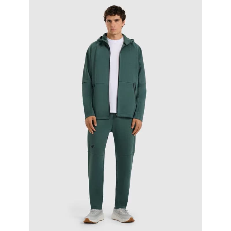 Pánska mikina so zipsom 4F SWEATSHIRT M1865-WAW25TSWSM1865-41S-GREEN 4