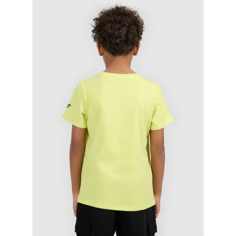 Chlapčenské tričko s krátkym rukávom 4F JUNIOR TSHIRT M2816-73S-LIGHT LEMON 4