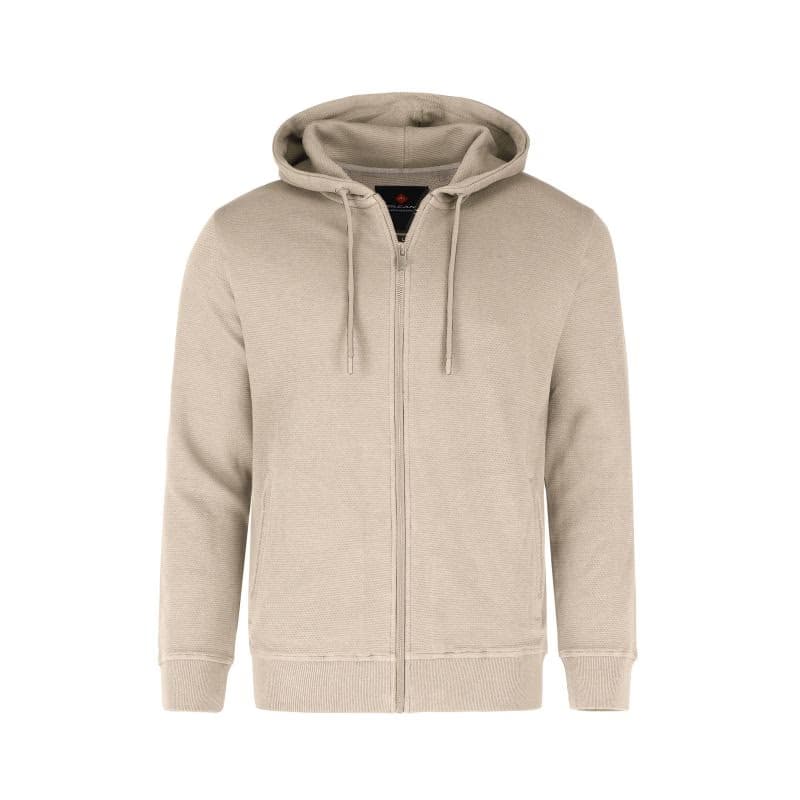 Pánska mikina so zipsom VOLCANO B-LERMO-102-BEIGE 5
