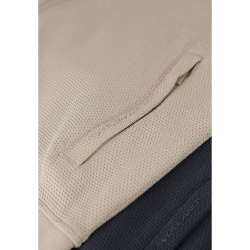 Pánska mikina so zipsom VOLCANO B-LERMO-102-BEIGE 6