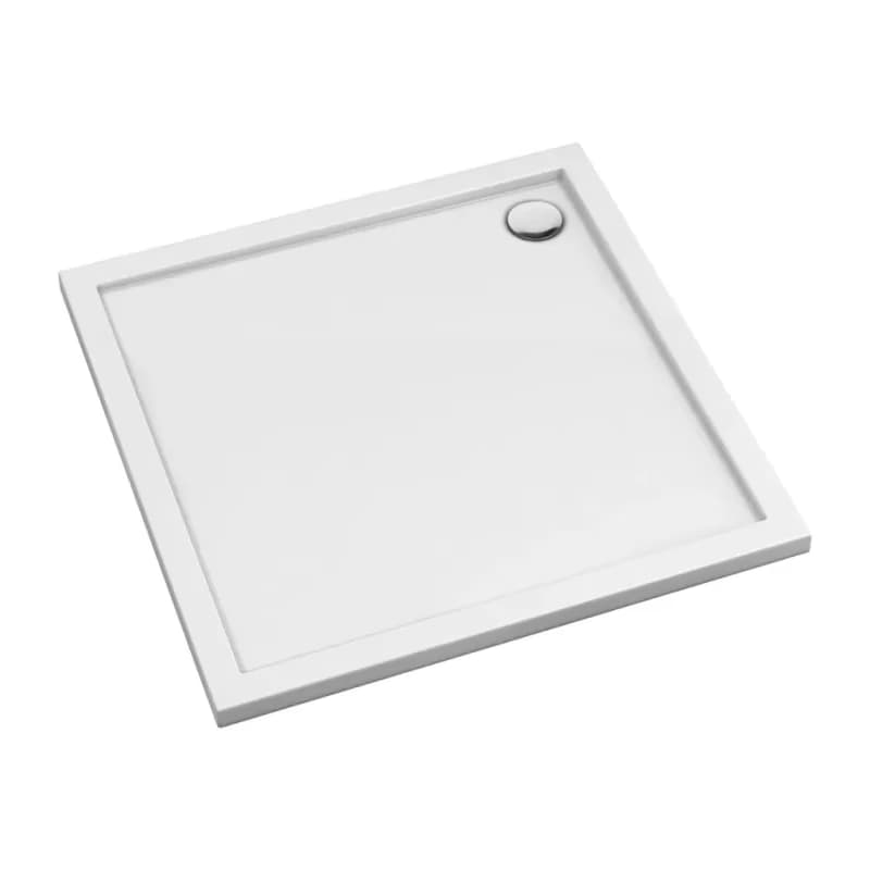 OMNIRES - MERTON akrylátová sprchová vanička štvorec, 90 x 90 cm biela lesk /BP/ MERTON90/KBP 2