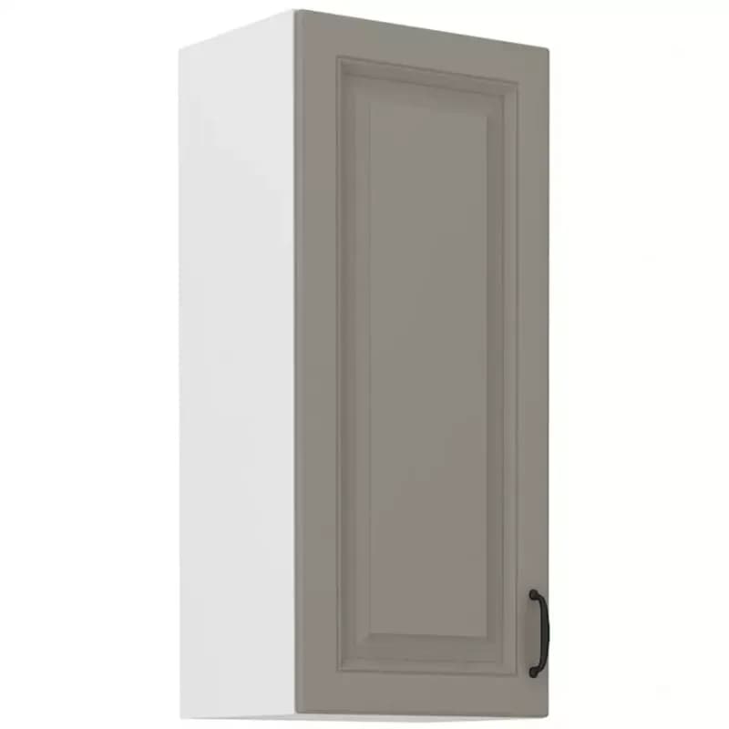 Kuchynská skrinka Stilo claygrey/biely 40g/90 1f 1